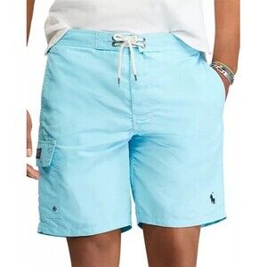 Polo Ralph Lauren Men’s Traveler Solid Swim Trunks Hammond‎ Blue Sz XXL